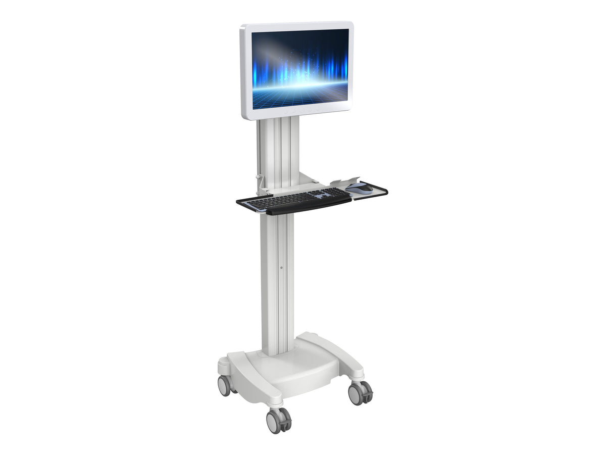 SMART-LIFT Visitenwagen K-25071 mit Monitor und Tastatur