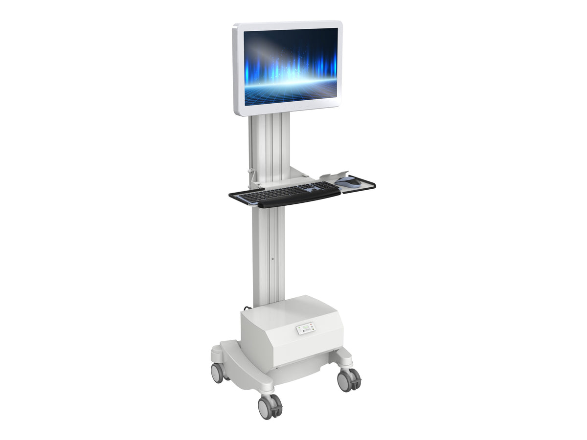 SMART-LIFT IT-Visitenwagen K-25071-V mit Akku, Monitor und Tastatur