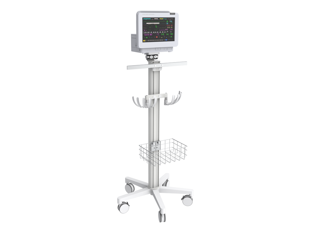 Rollwagen für Philips-Monitore mit Patientenmonitor