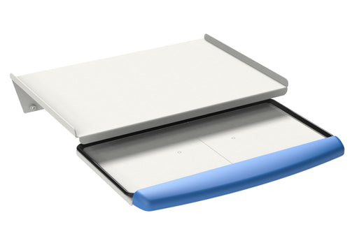 Ablageplatte mit ausziehbarer Keyboardplatte