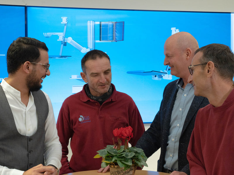 Consultation in the S.I.C showroom in Nagold